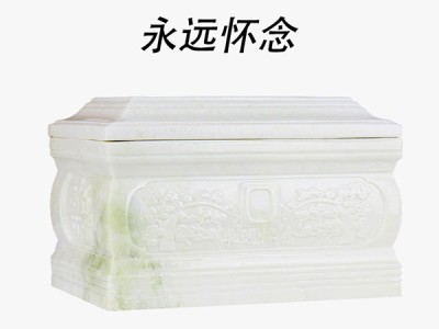 玉狮大殿高档玉石男女款寿盒骨灰盒图6