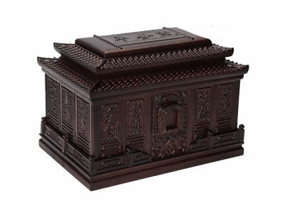 平安殿实木黑檀木骨灰盒图4