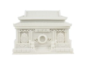 玉狮大殿高档玉石男女款寿盒骨灰盒