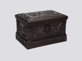 亲爱一生-黑檀实木男女通用骨灰盒