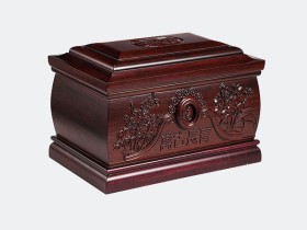 万古长青-黑檀木实木骨灰盒