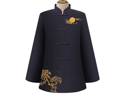 松晖长明-老人寿衣短款七件套+18样配件-四领三腰图2