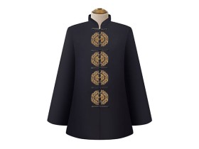 福寿延绵短款寿衣全套+配件寿衣